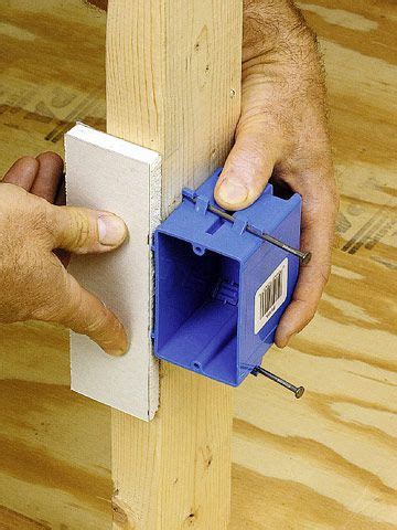 install metal electrical box ts bracket for 1 2 drywall|how to install electrical boxes.